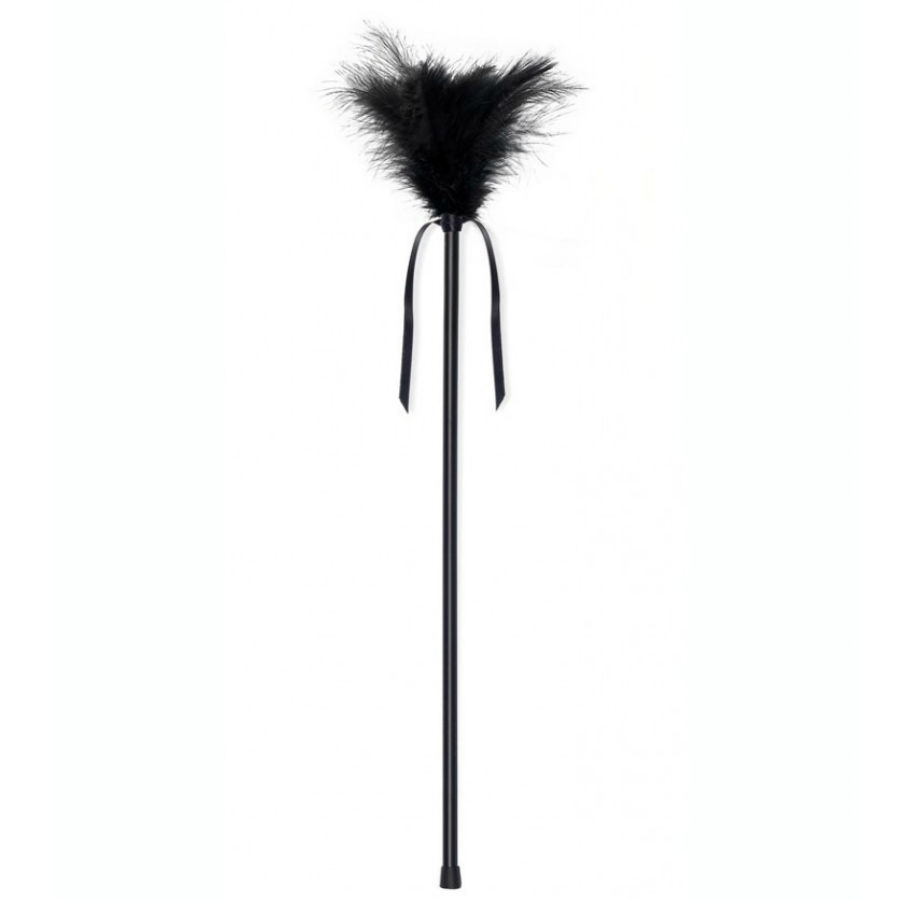 SECRETPLAY - PLUMERO PLUMAS NEGRO 40 CM - Imagen 4