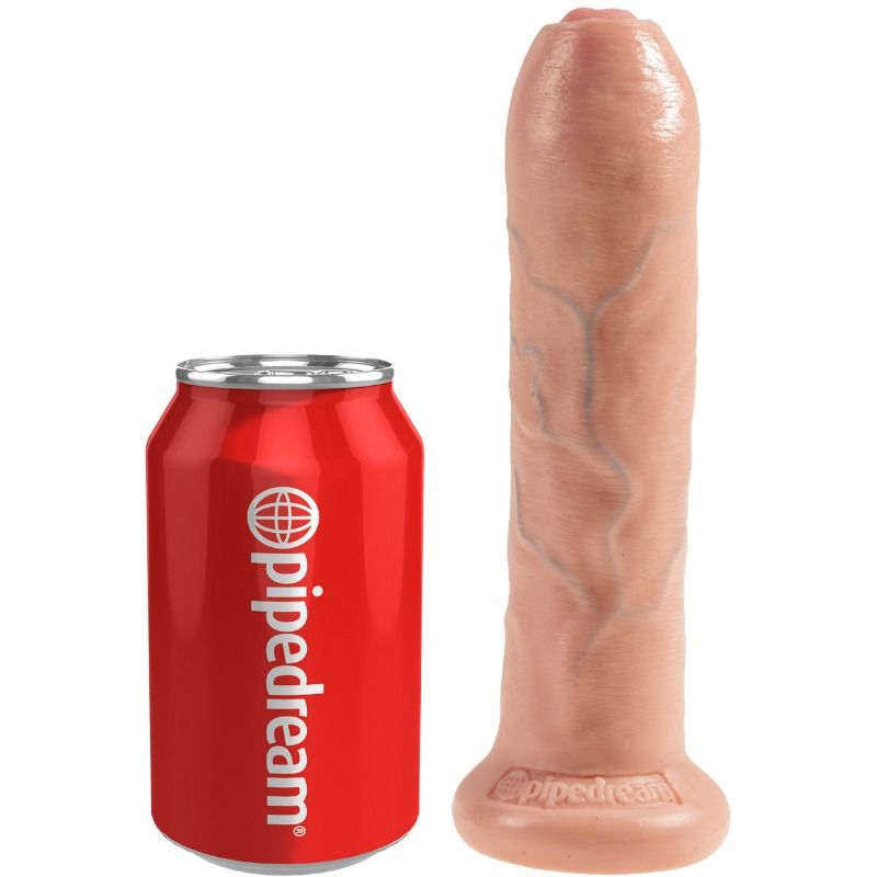 KING COCK - DILDO REALISTICO UNCUT NATURAL 21 CM - Imagen 4