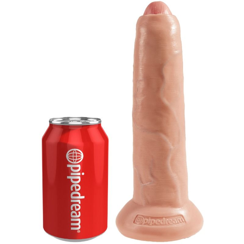 KING COCK - DILDO REALISTICO UNCUT NATURAL 23 CM - Imagen 4
