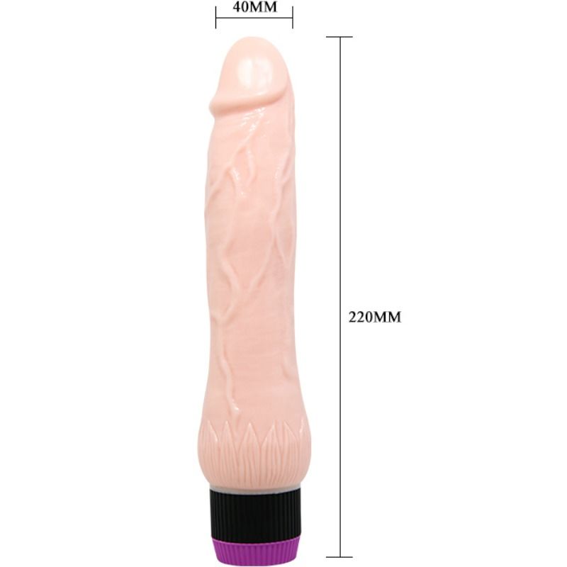 BAILE - ADOUR CLUB VIBRADOR REALISTICO BASE ANCHA 22 CM - Imagen 4