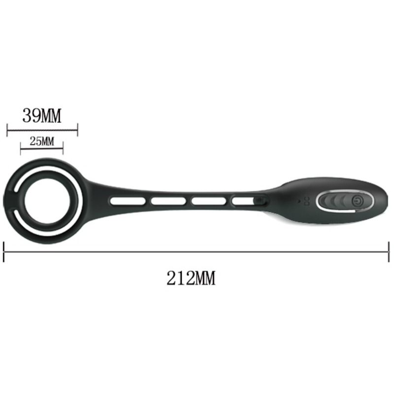 PRETTY LOVE - ANILLOS PENE CON PLUG VIBRADOR - Imagen 11