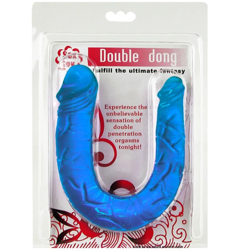 BAILE - DOUBLE DONG DILDO DOBLE AZUL - Imagen 3