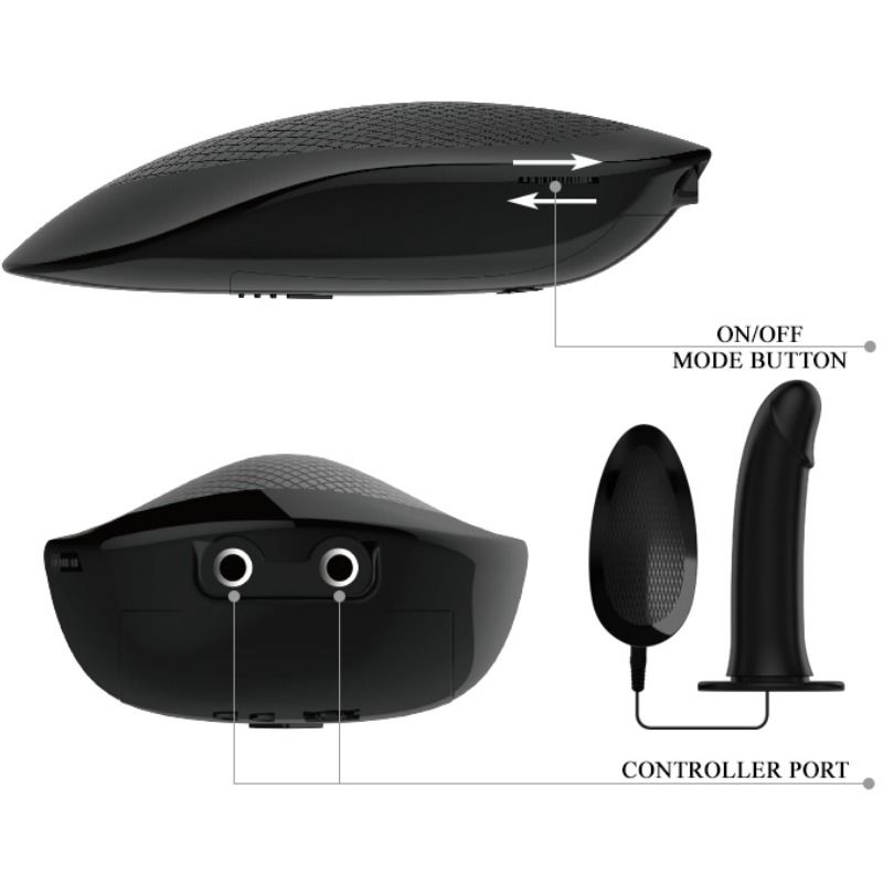 PRETTY LOVE - MARVIN STRAP ON CON VIBRACION Y DILDO HUECO - Imagen 6