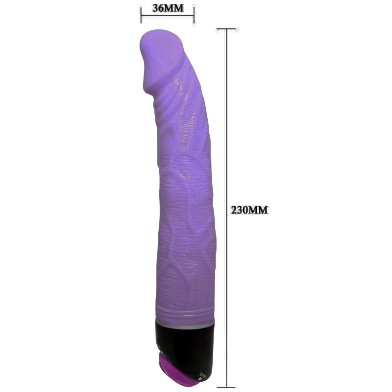 BAILE - ADOUR CLUB VIBRADOR REALISTICO 23 CM LILA - Imagen 3
