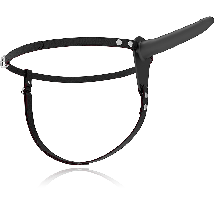 FETISH SUBMISSIVE HARNESS - SILICONA NEGRO 15 CM - Imagen 6