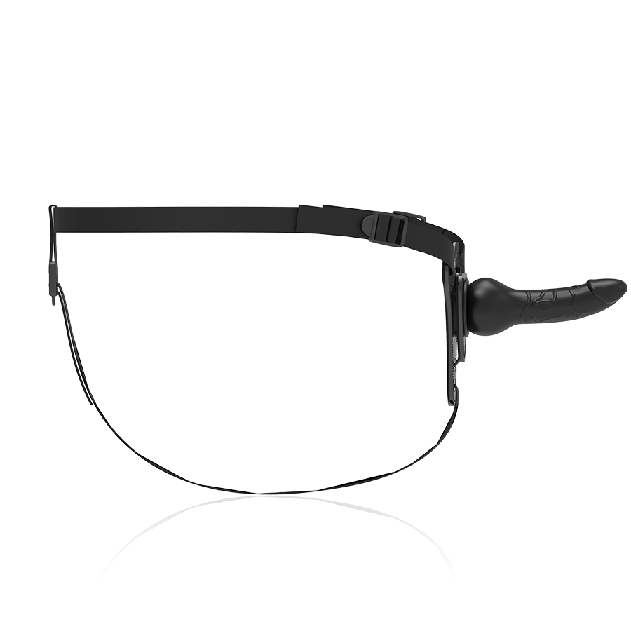 FETISH SUBMISSIVE HARNESS - SILICONA NEGRO REALISTIC 16 CM - Imagen 5