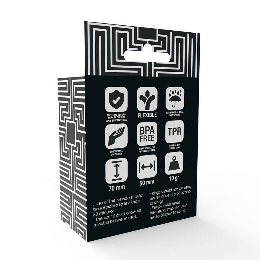 ADDICTED TOYS - POTENZ SET ANILLOS PENE NEGRO - Imagen 3