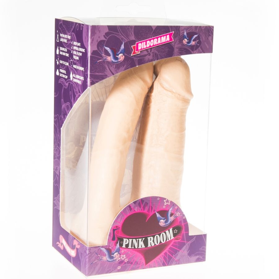 PINK ROOM - ARTHUS DILDO DOBLE REALISTICO NATURAL 17CM/15.5CM - Imagen 3