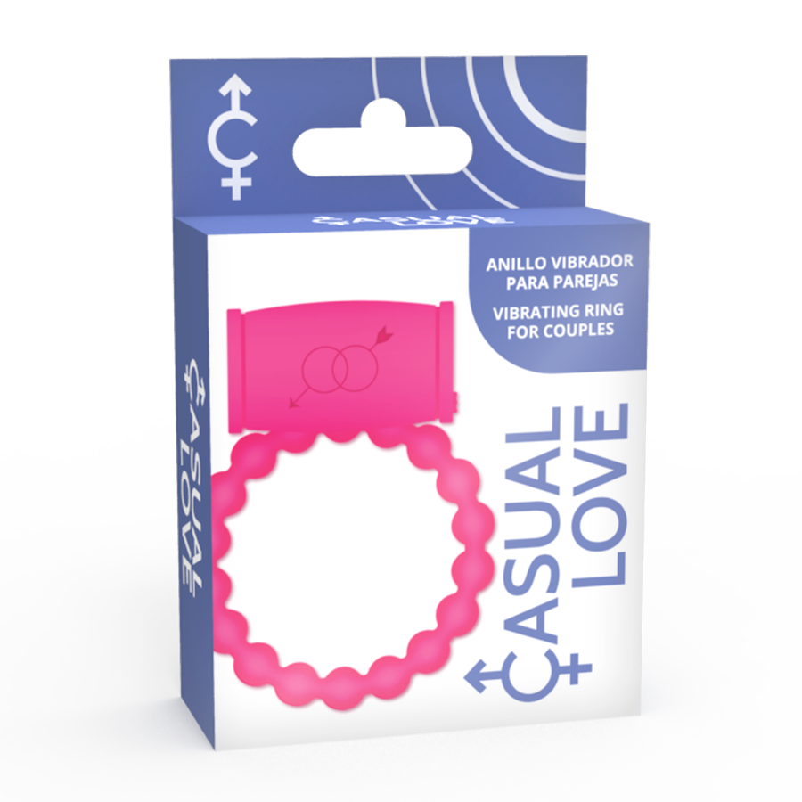 CASUAL LOVE - 25 ANILLO VIBRADOR ROSA - Imagen 5