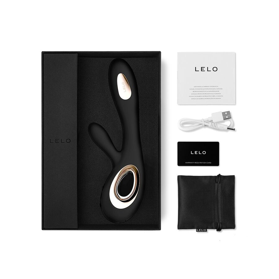 LELO - SORAYA WAVE VIBRADOR RABBIT NEGRO - Imagen 5