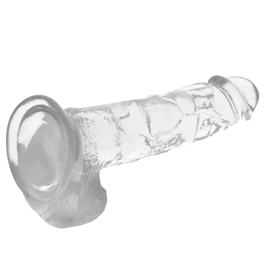 X RAY - CLEAR DILDO REALISTA TRANSPARENTE 22 CM -O- 4.6 CM - Imagen 7