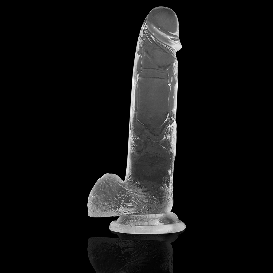 X RAY - CLEAR DILDO REALISTA TRANSPARENTE 22 CM -O- 4.6 CM - Imagen 6