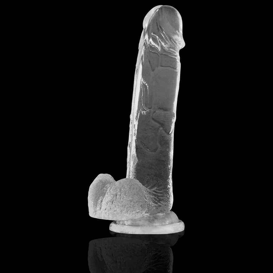X RAY - CLEAR DILDO REALISTA TRANSPARENTE 22 CM -O- 4.6 CM - Imagen 4