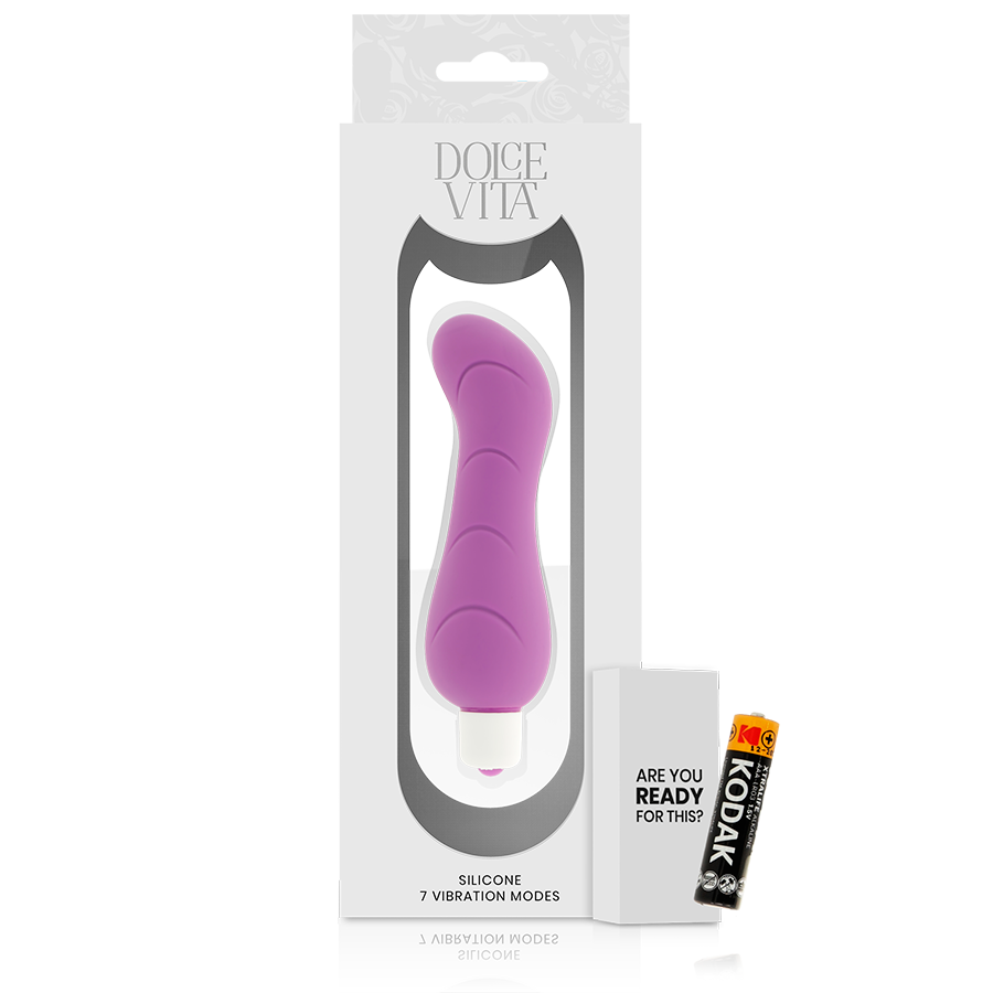 DOLCE VITA - G-SPOT VIBRADOR SILICONA LILA - Imagen 6