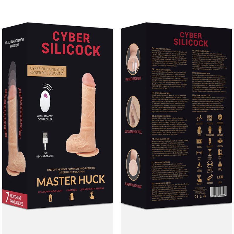CYBER SILICOCK - REALISTICO CONTROL REMOTO MASTER HUCK 20.9 CM -O- 4 CM - Imagen 5