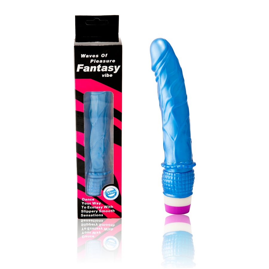 BAILE - WAVES OF PLEASURE VIBRADOR 23 CM AZUL - Imagen 3