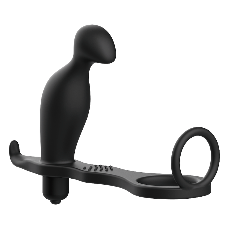 ADDICTED TOYS - PLUG ANAL CON ANILLO SILICONA NEGRO 12 CM - Imagen 4