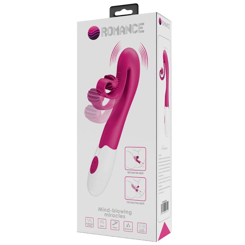 ROMANCE - VIBRADOR Y ESTIMULADOR 30 VELOCIDADES ROSA - Imagen 10