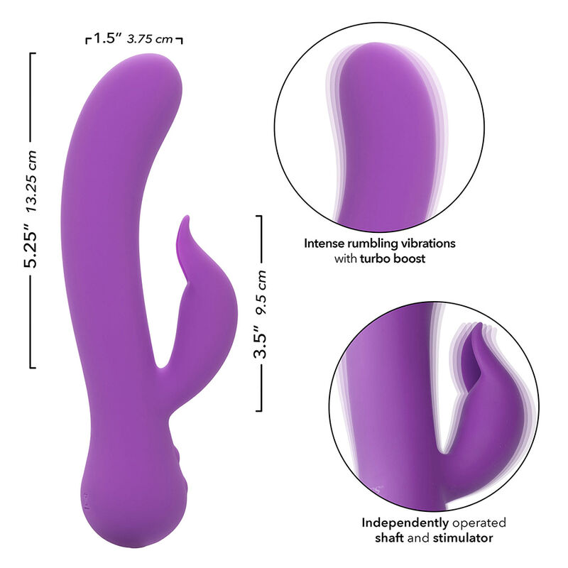 CALEXOTICS - FIRST TIME VIBRADOR COMPLACIENTE RECARGABLE MORADO - Imagen 8