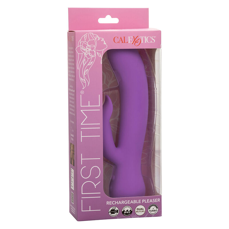CALEXOTICS - FIRST TIME VIBRADOR COMPLACIENTE RECARGABLE MORADO - Imagen 11