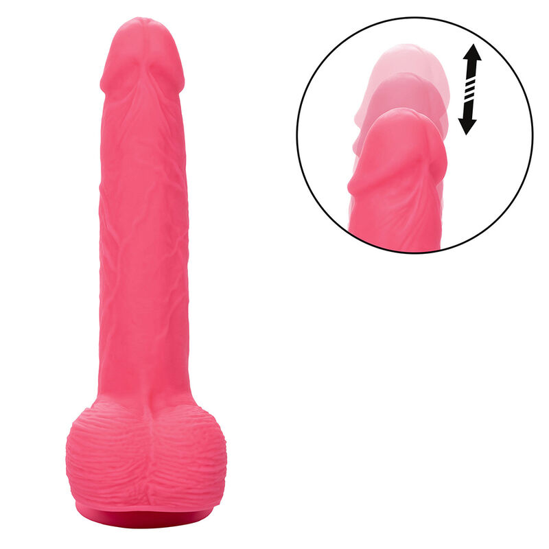 CALEXOTICS - STUDS VIBRADOR REALÍSTICO 10 VIBRACIONES Y ROSA - Imagen 7