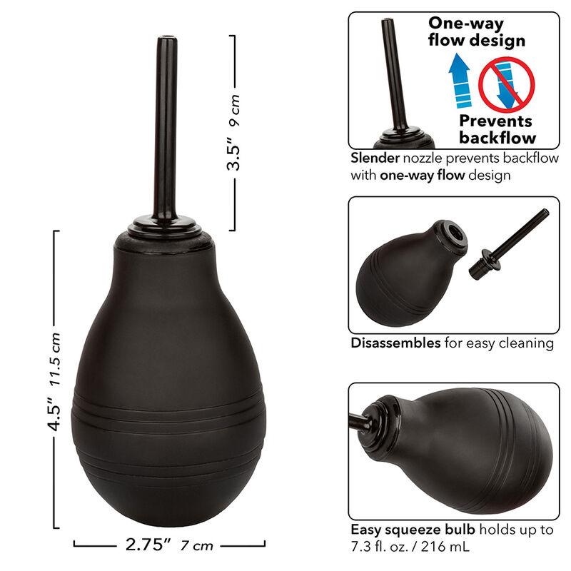 CALEXOTICS - ONE WAY DUCHA ANAL NEGRO - Imagen 7