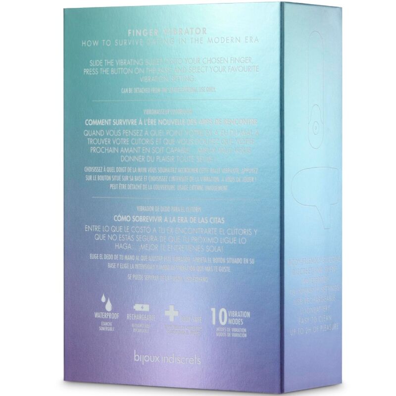 BIJOUX - BETTER THAN YOUR EX BALA VIBRADORA 10 VIBRACIONES GRIS - Imagen 7