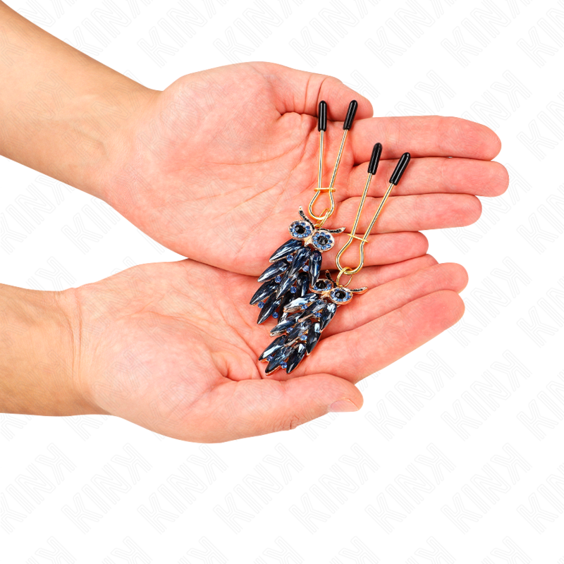 KINK - PINZAS PARA PEZONES CON COLGANTE DE BÚHO 6 CM - Imagen 4