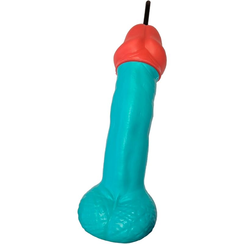 DIABLO PICANTE - VASO PENE PLASTICO AZUL