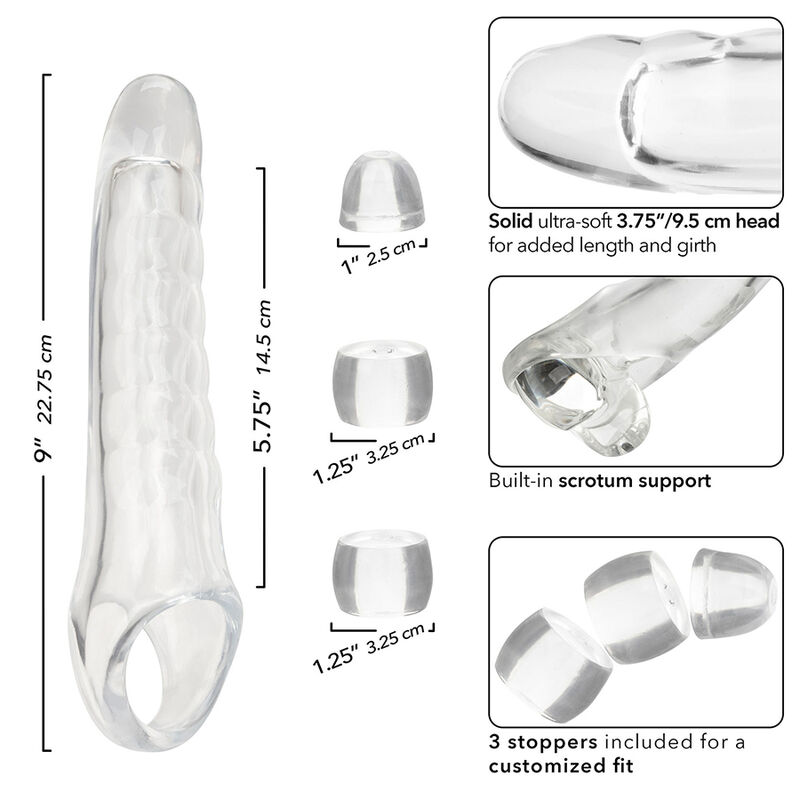 CALEXOTICS - MAXX EXTENSOR DE PENE AJUSTABLE TRANSPARENTE - Imagen 8