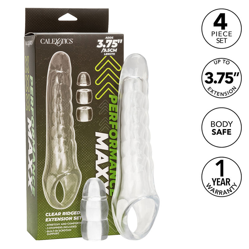 CALEXOTICS - MAXX EXTENSOR DE PENE AJUSTABLE TRANSPARENTE - Imagen 3