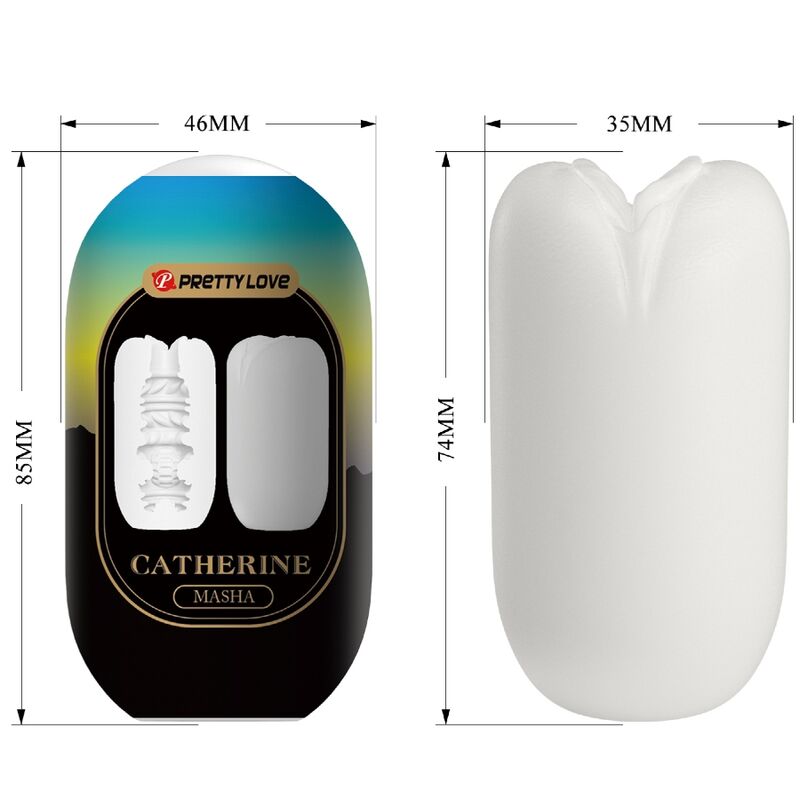 PRETTY LOVE - MASHA MASTURBADOR MASCULINO BLANCO - Imagen 7