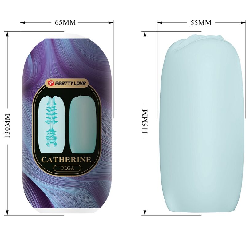 PRETTY LOVE - OLGA MASTURBADOR MASCULINO AZUL - Imagen 7