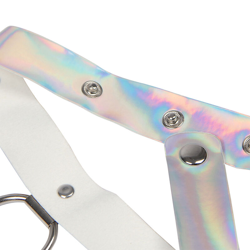 SUBBLIME - 953737 ARNÉS DE PECHO CON ANILLOS Y CADENAS PLATA TALLA ÚNICA - Imagen 8