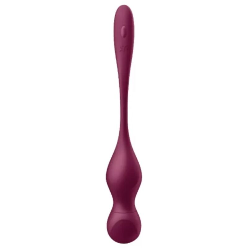SATISFYER - LOVE BIRDS VARY BOLAS VIBRADORES APP GRATUITA ROJO VINO - Imagen 3