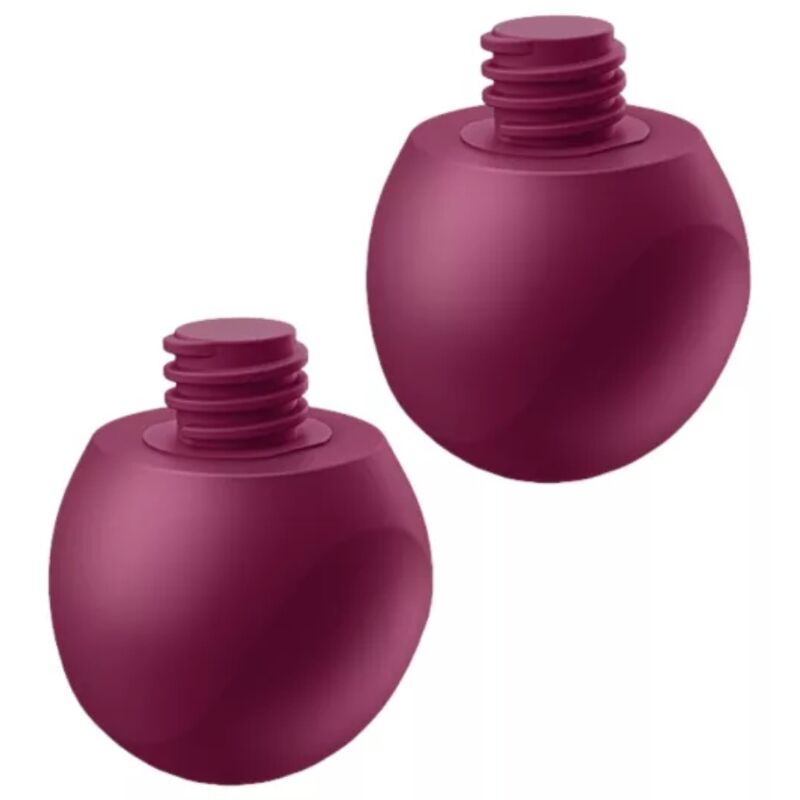 SATISFYER - LOVE BIRDS VARY BOLAS VIBRADORES APP GRATUITA ROJO VINO - Imagen 5