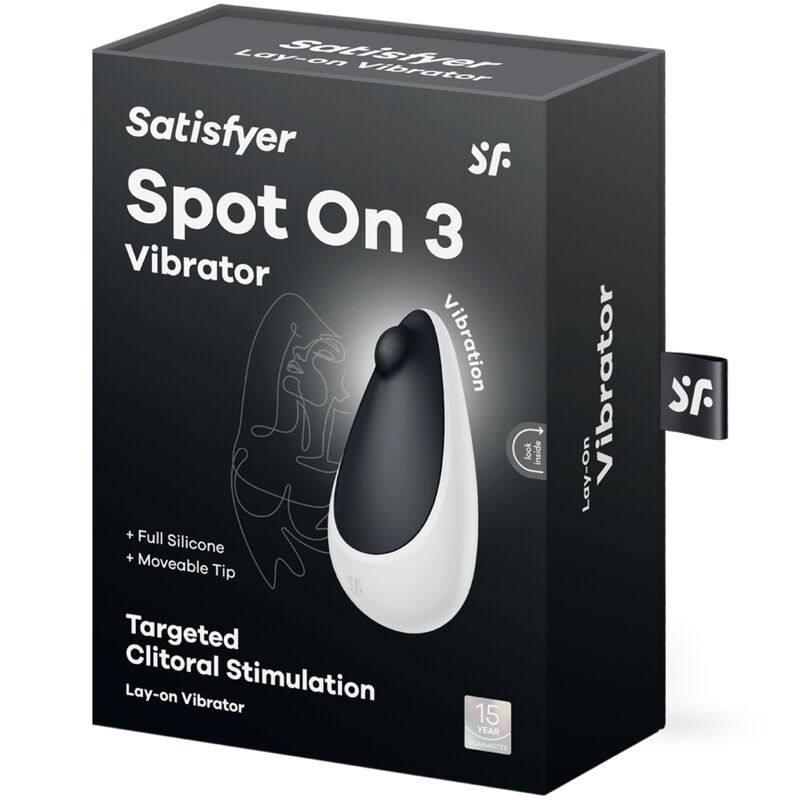 SATISFYER - SPOT ON 3 ESTIMULADOR DE CLÍTORIS NEGRO - Imagen 6