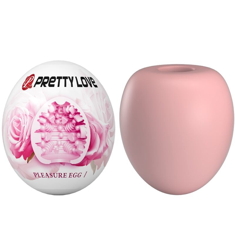 PRETTY LOVE - MASTURBADOR MASCULINO HUEVO ROSA - Imagen 3