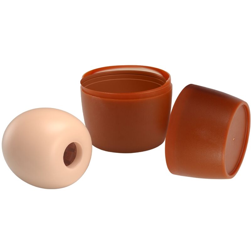 PRETTY LOVE - MASTURBADOR MASCULINO HUEVO NATURAL MODELO 2 - Imagen 3