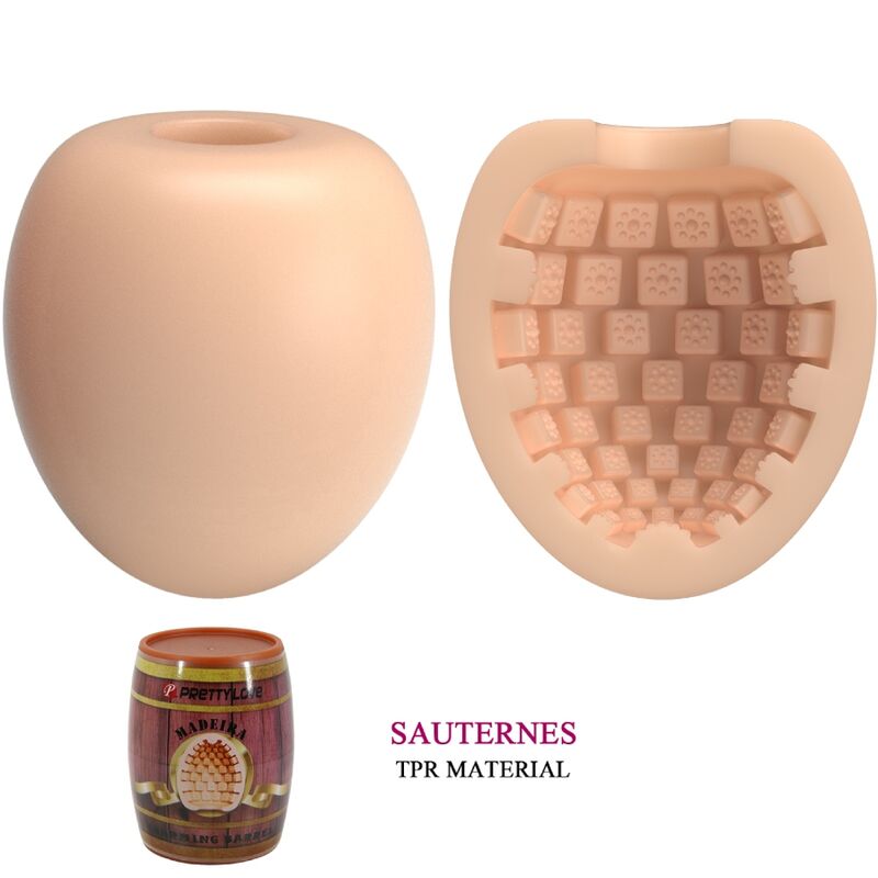 PRETTY LOVE - MASTURBADOR MASCULINO HUEVO NATURAL MODELO 2 - Imagen 7