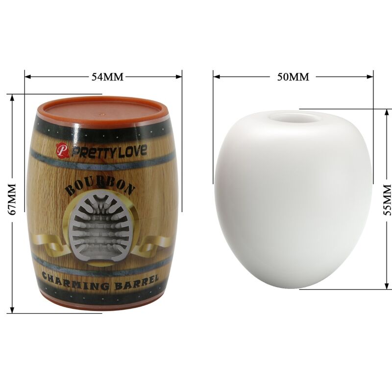 PRETTY LOVE - MASTURBADOR MASCULINO HUEVO BLANCO MODELO 2 - Imagen 7