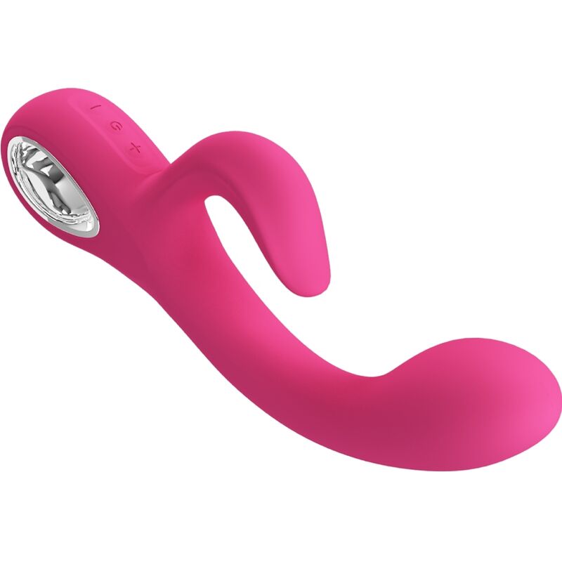 PRETTY LOVE - FRITZ VIBRADOR RABBIT 12 VIBRACIONES ROSA - Imagen 6
