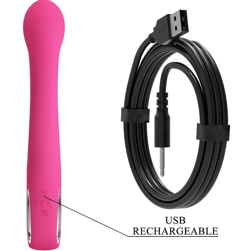 PRETTY LOVE - FRITZ VIBRADOR RABBIT 12 VIBRACIONES ROSA - Imagen 8