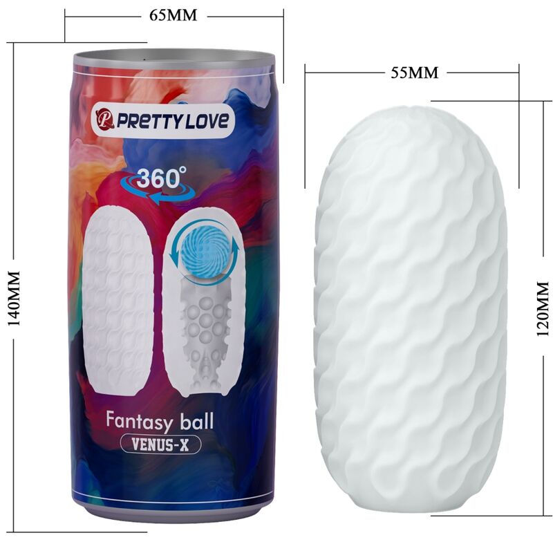 PRETTY LOVE - VENUS X MASTURBADOR MASCULINO BLANCO - Imagen 7