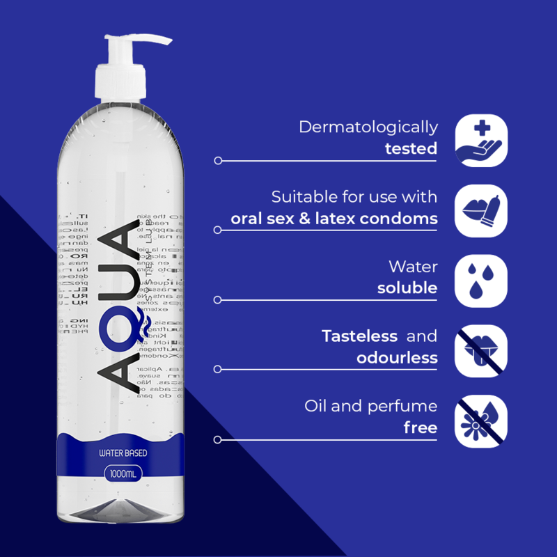 AQUA QUALITY - LUBRICANTE BASE DE AGUA 1000 ML - Imagen 5