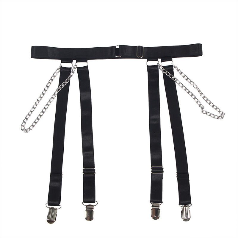 SUBBLIME - 954260 BODY CON CADENAS + LIGUEROS NEGRO S/M - Imagen 9