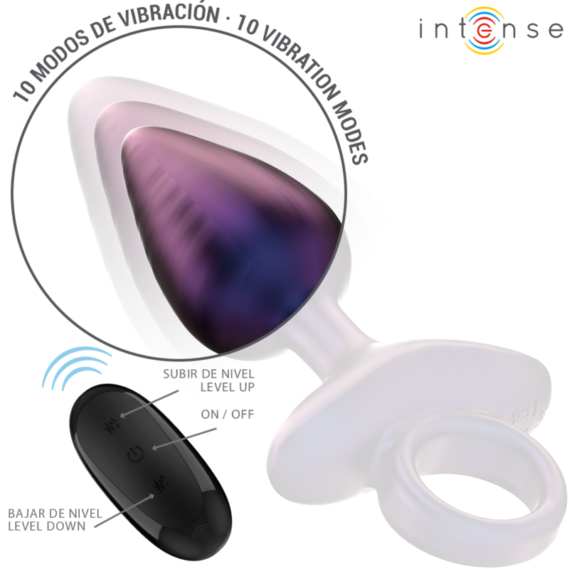 INTENSE - MICHAEL PLUG ANAL VIBRADOR MODELO 2 CONTROL REMOTO - Imagen 4
