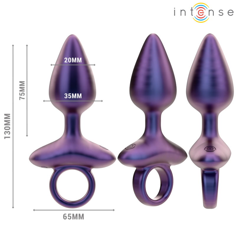 INTENSE - MICHAEL PLUG ANAL VIBRADOR MODELO 2 CONTROL REMOTO - Imagen 3