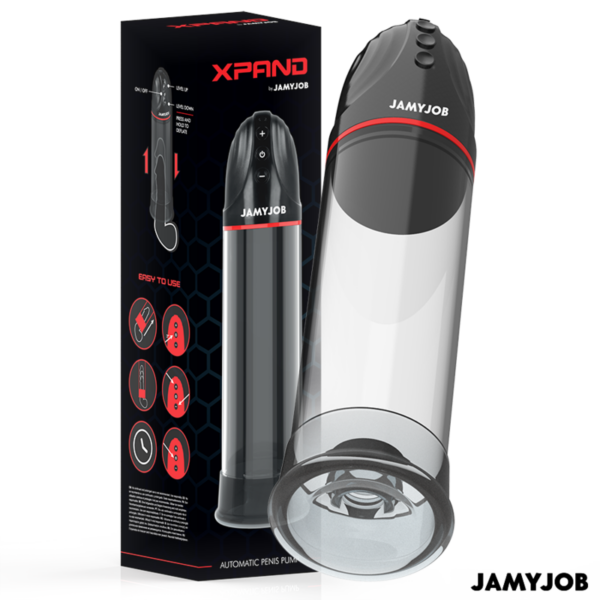 JAMYJOB - XPAND BOMBA AUTOMÁTICA 3 NIVELES DE SUCCIONADOR GRIS