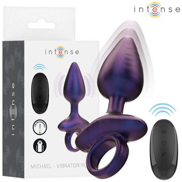 INTENSE - MICHAEL PLUG ANAL VIBRADOR MODELO 2 CONTROL REMOTO